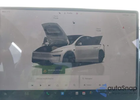 2026 Tesla Model Y Long Range Dual Motor All-Wheel Drive from USA, damaged, VIN 7SAYGDED4TF374833
